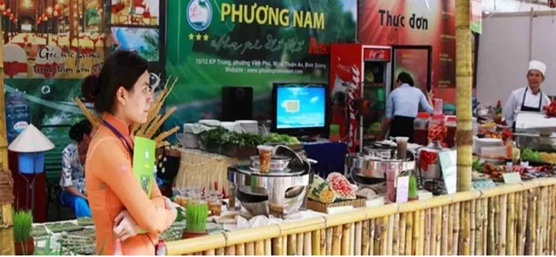 trang trí gian hàng ẩm thực 18