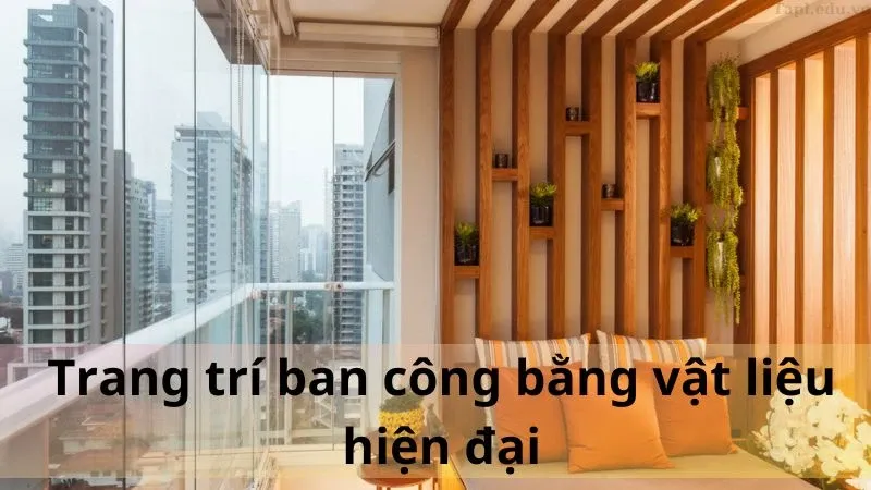 trang trí ban công 2