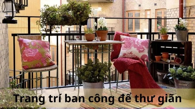 trang trí ban công 3