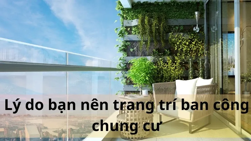 trang trí ban công chung cư 1