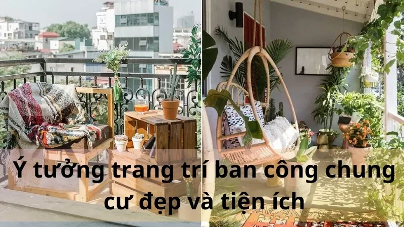 trang trí ban công chung cư 2