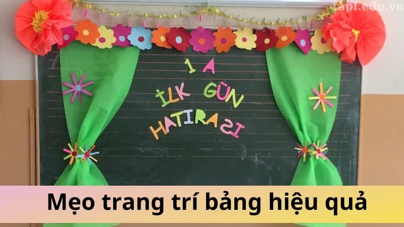 Trang trí bảng 3