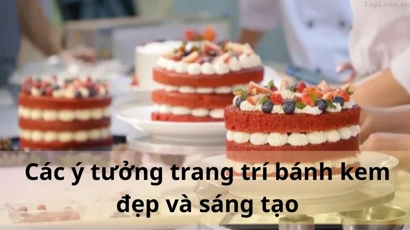 trang trí bánh kem 2