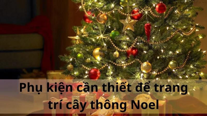 trang trí cây thông noel 2