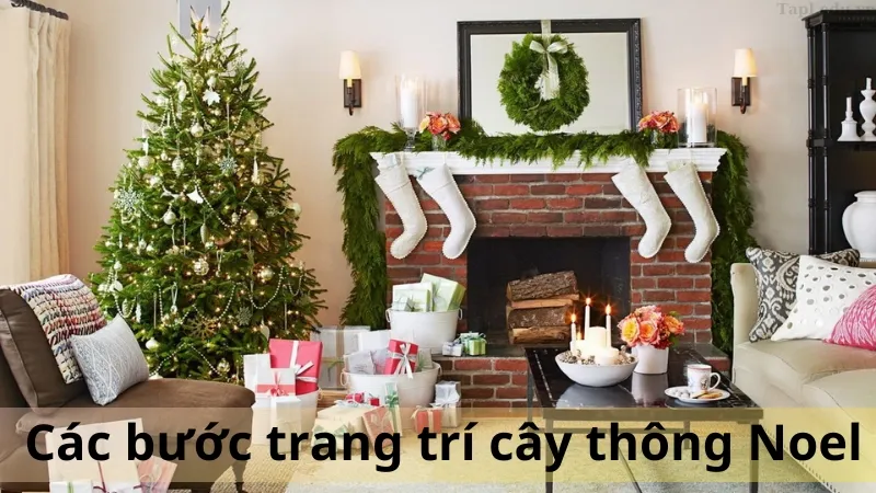 trang trí cây thông noel 4