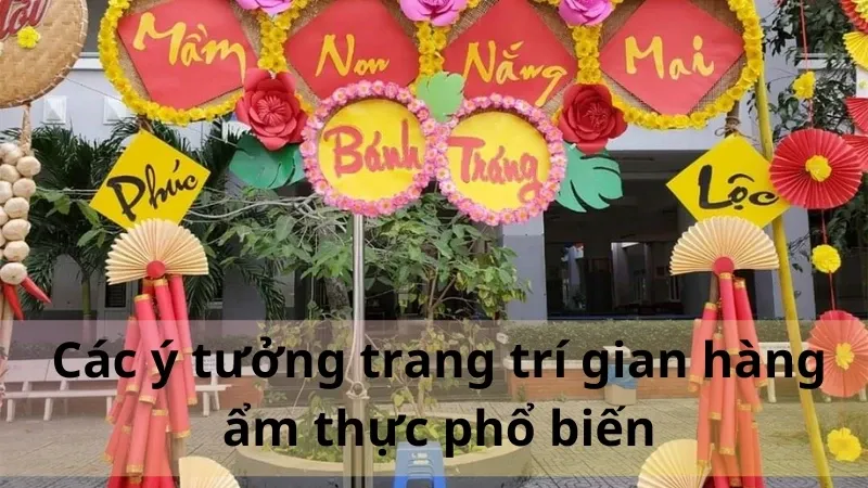 trang trí gian hàng ẩm thực 2