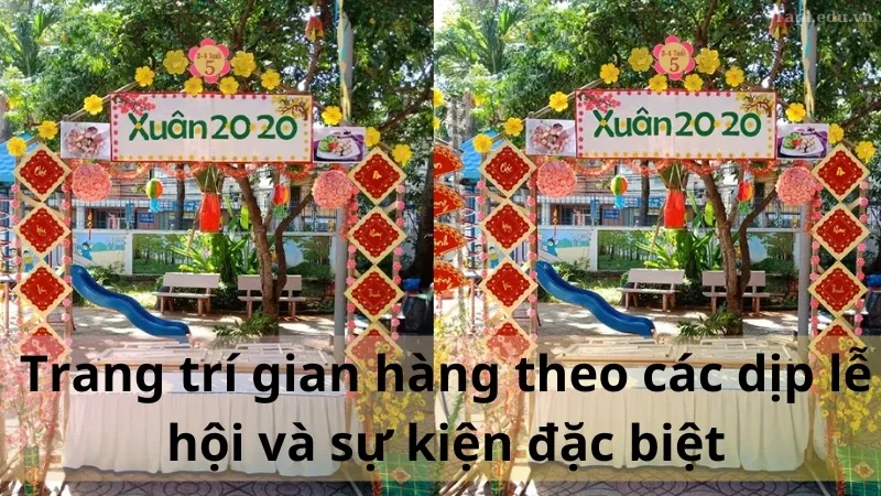 trang trí gian hàng ẩm thực 3