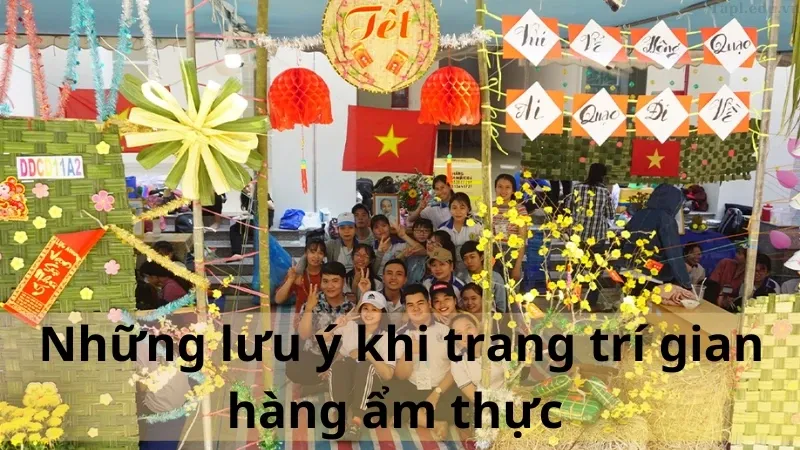 trang trí gian hàng ẩm thực 4