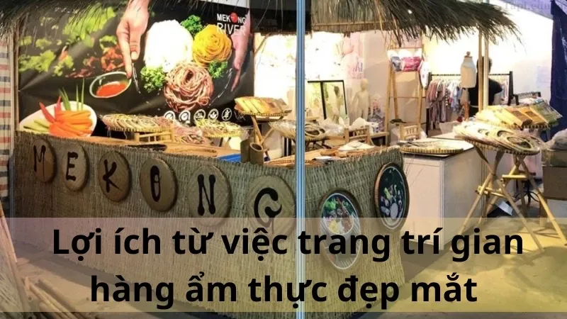 trang trí gian hàng ẩm thực 6