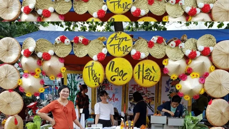 trang trí gian hàng ẩm thực 12