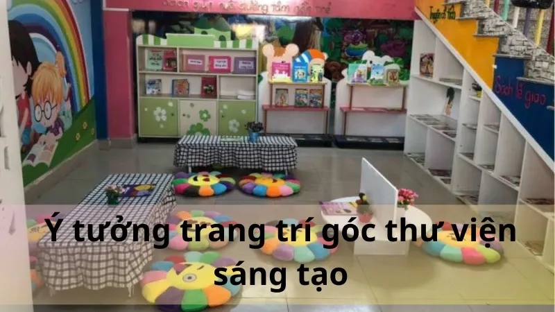 trang trí góc thư viện 2