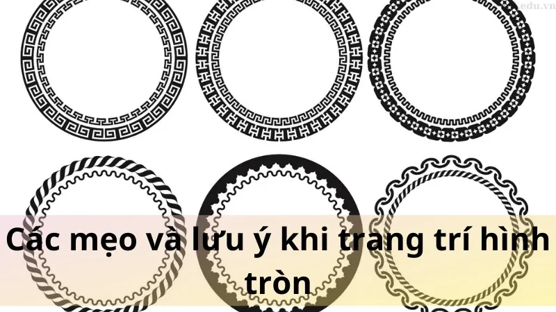 trang trí hình tròn 3