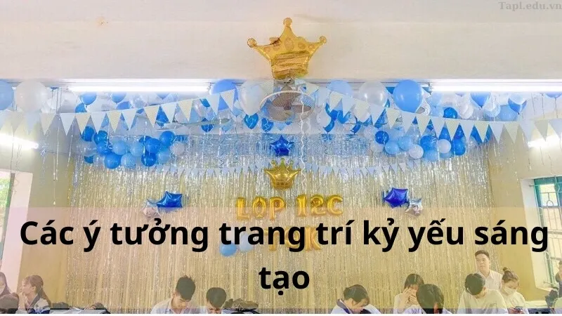 trang trí kỷ yếu 2