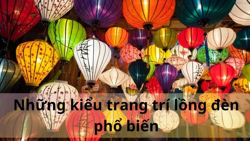 trang trí lồng đèn 1