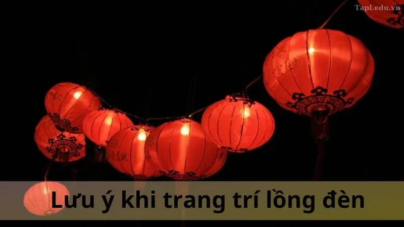 trang trí lồng đèn 3