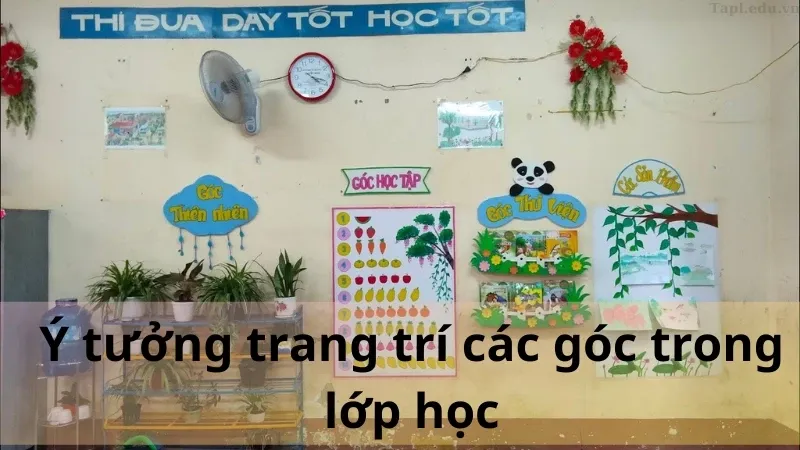 trang trí lớp 1