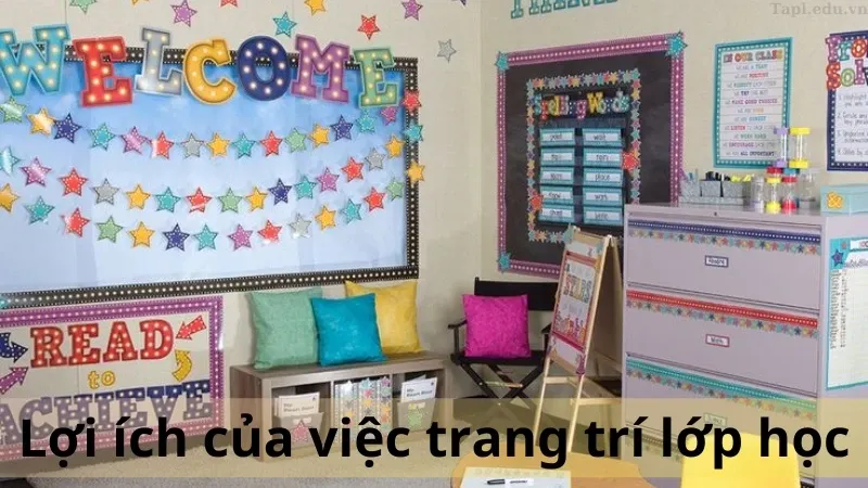 trang trí lớp học đẹp