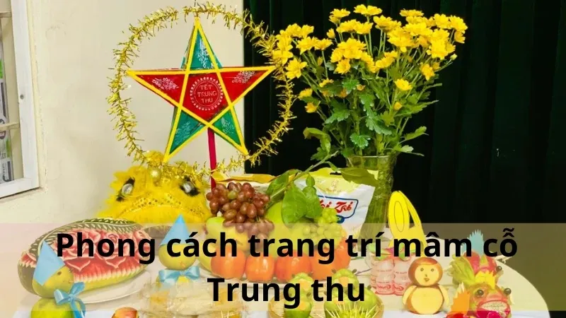 trang trí mâm cỗ trung thu 3