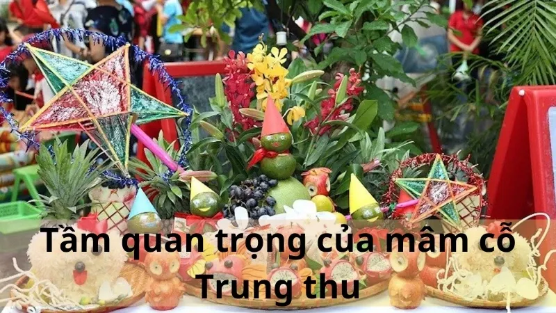 trang trí mâm cỗ trung thu 1