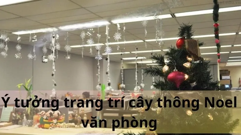 trang trí noel văn phòng 1