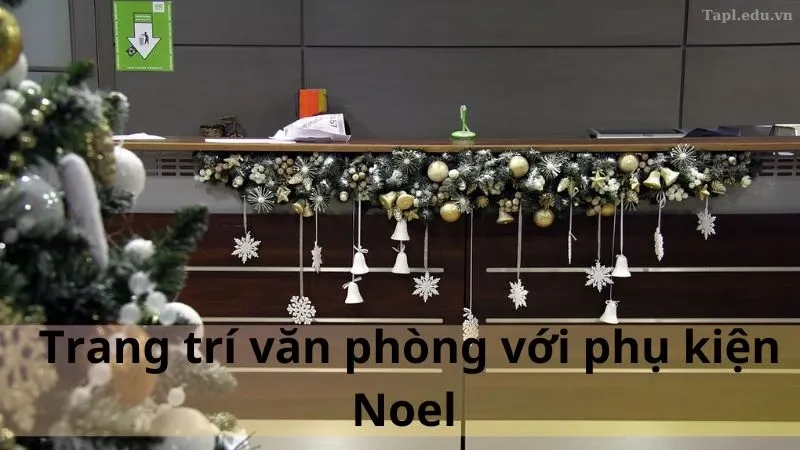 trang trí noel văn phòng 3