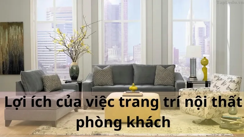 trang trí nội thất phòng khách 1