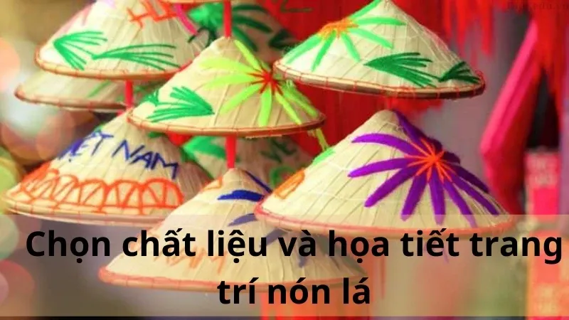 trang trí nón lá 1