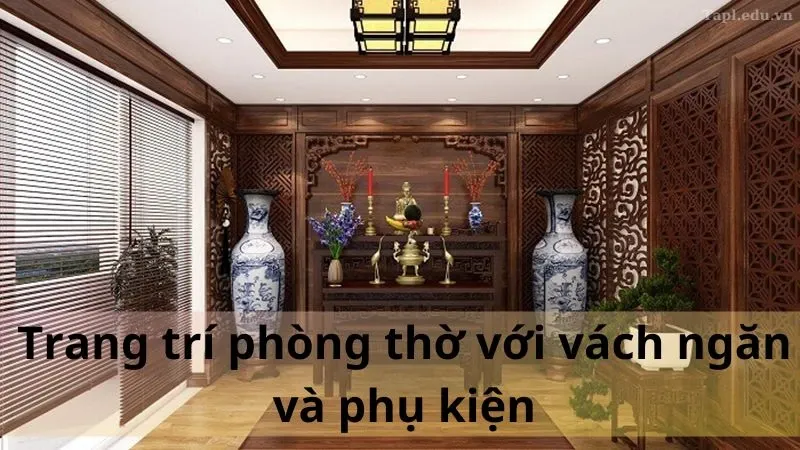 trang trí phòng thờ 3