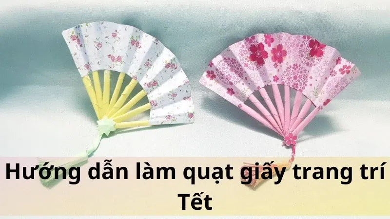 trang trí quạt tết 3