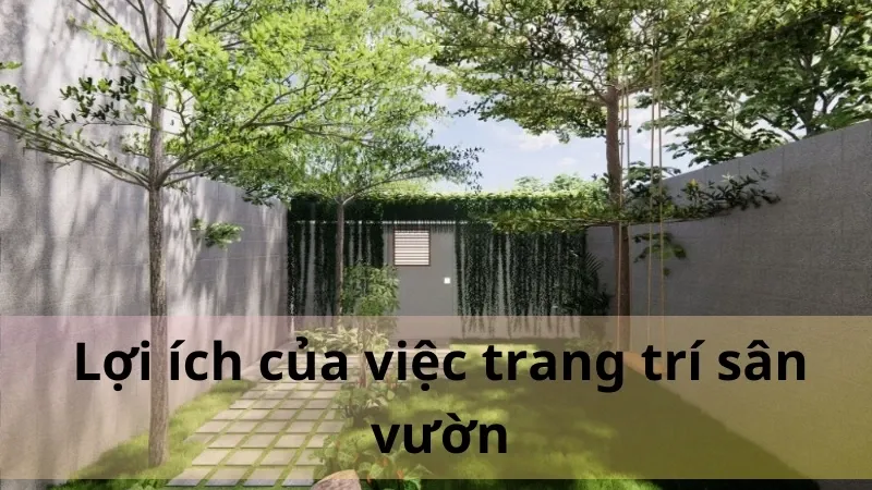 trang trí sân vườn 1