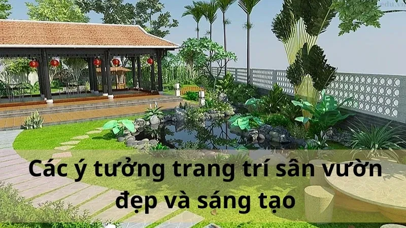 trang trí sân vườn 2