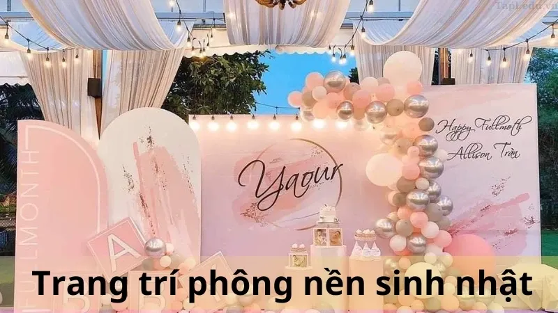 trang trí sinh nhật cho bé 2