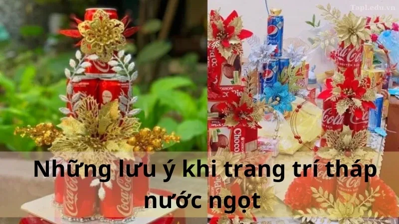 trang trí tháp nước ngọt 3