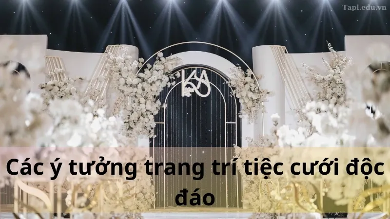 trang trí tiệc cưới 3