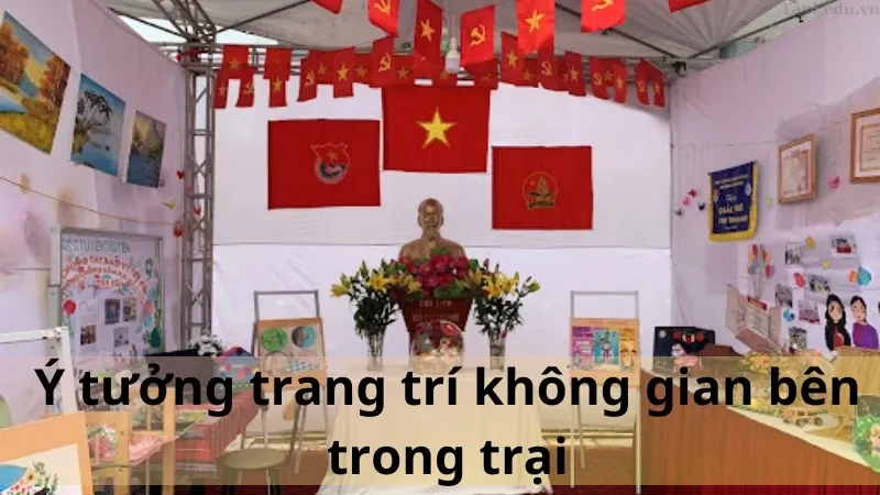 trang trí trại hè 2