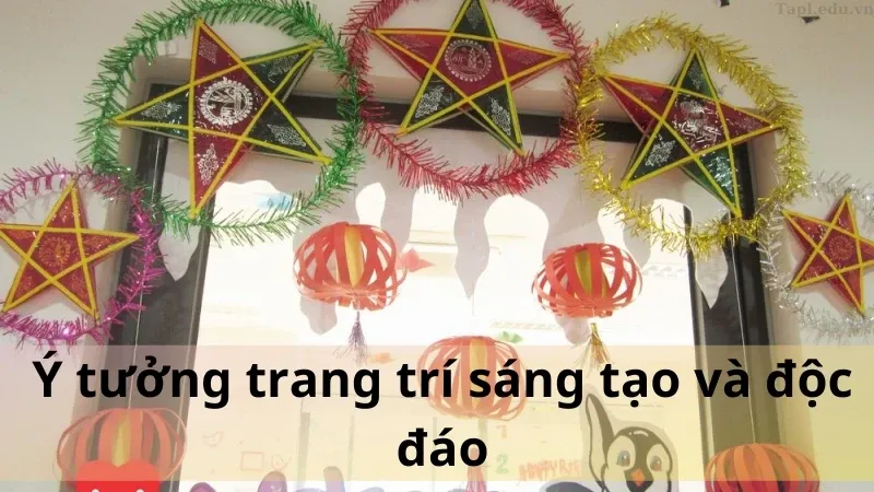 trang trí trung thu mầm non 2