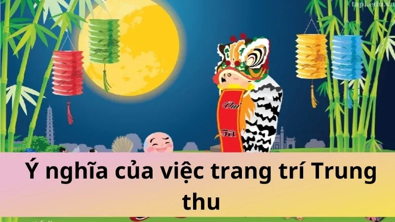 trang trí trung thu 1