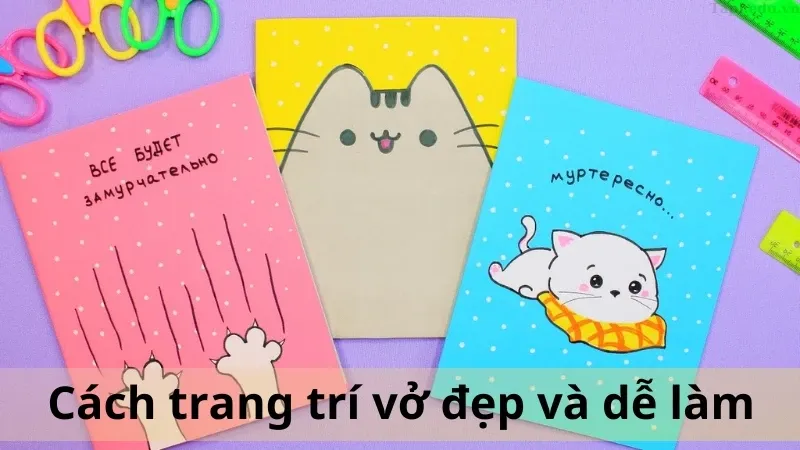 trang trí vở 3