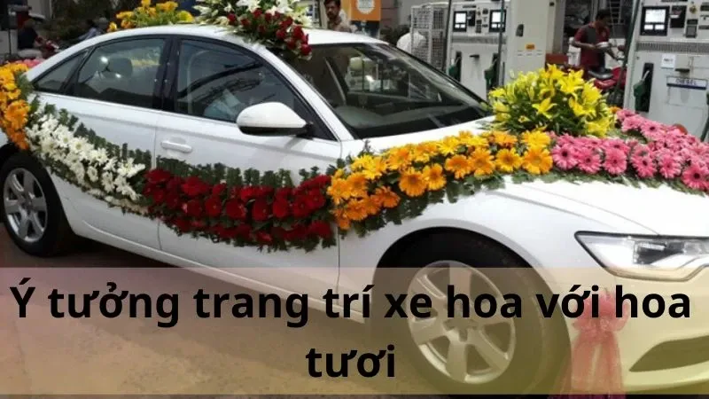 trang trí xe hoa 1