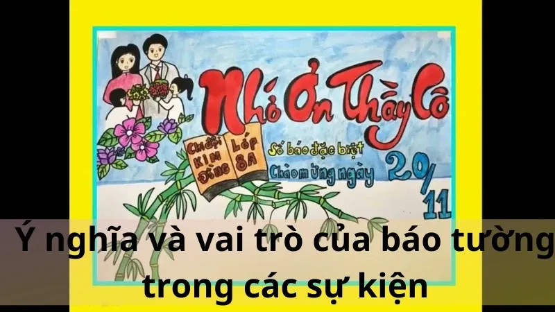 trang trí báo tường 1