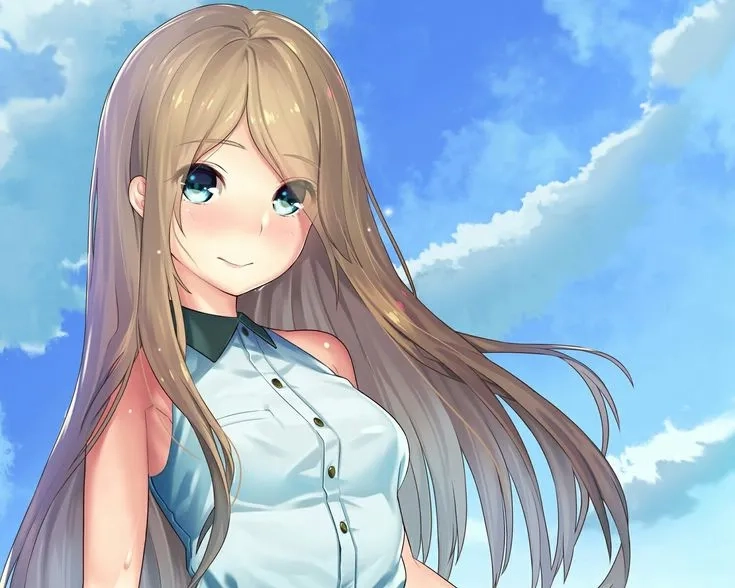 Tranh vẽ anime girl cổ trang tái hiện phong cách truyền thống tinh tế