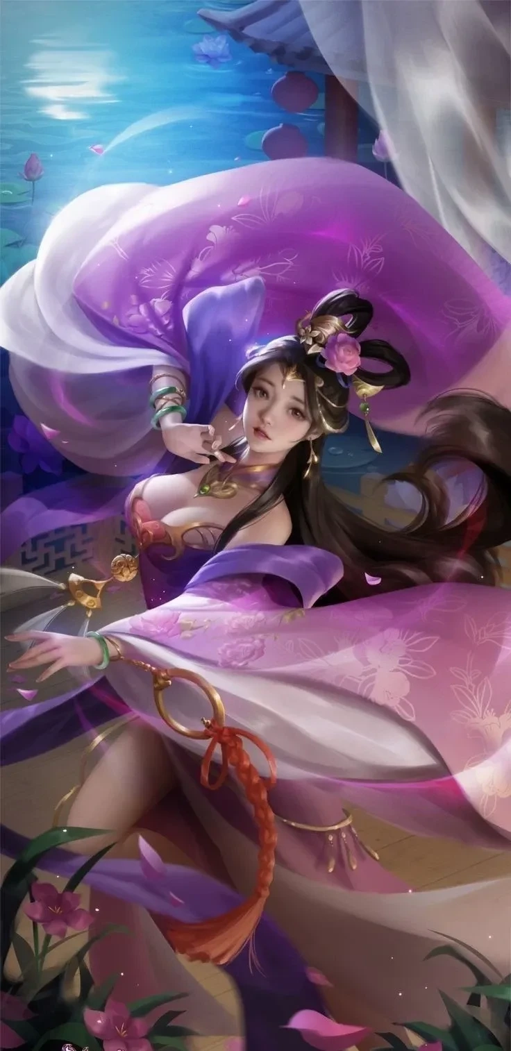 Hình nền 3D anime girl mang vẻ dễ thương và phong thái sinh động