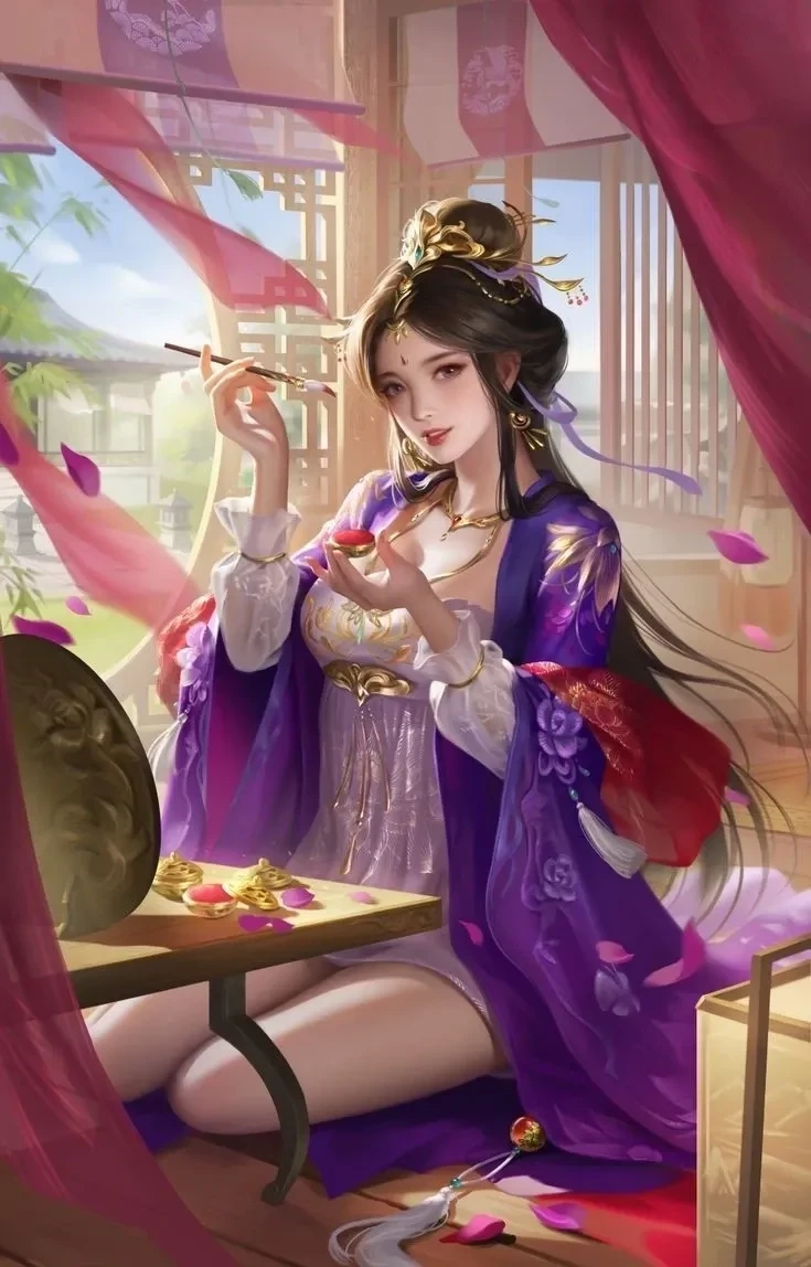 Hình nền 3D cô gái đẹp thể hiện vẻ cuốn hút và tinh tế hoàn hảo