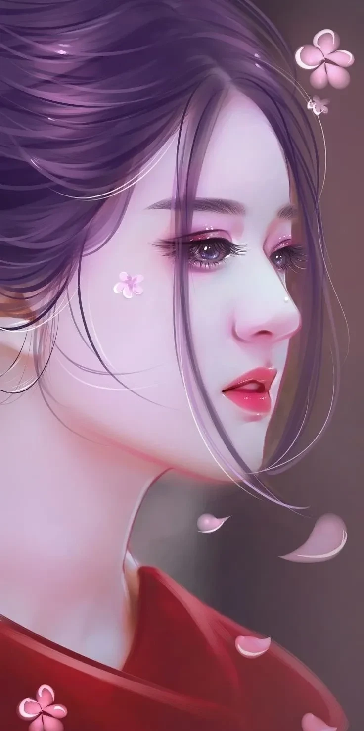 Hình nền 3D cô gái dễ thương với nụ cười rạng ngời và phong thái vui tươi
