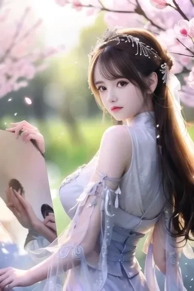 Mô hình 3D anime girl tái hiện nhân vật với nét đáng yêu, sinh động