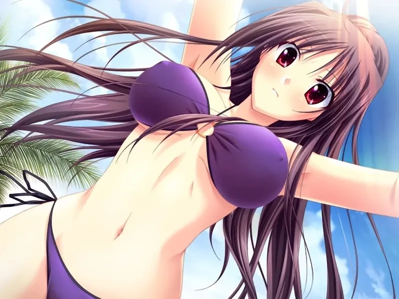Hình nền anime nữ cá tính cho máy tính với thiết kế sáng tạo