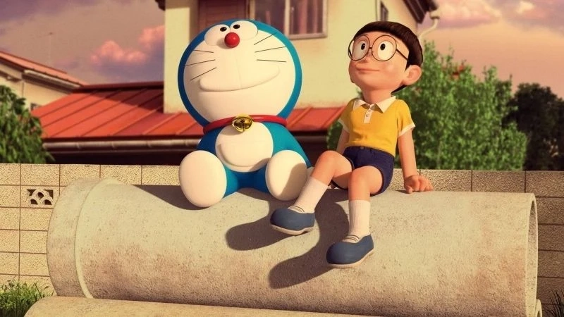 Hình nền máy tính Doraemon cute cho không gian làm việc