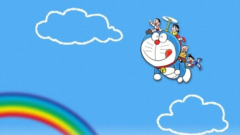 Hình nền Doraemon cho điện thoại với hình ảnh tươi sáng