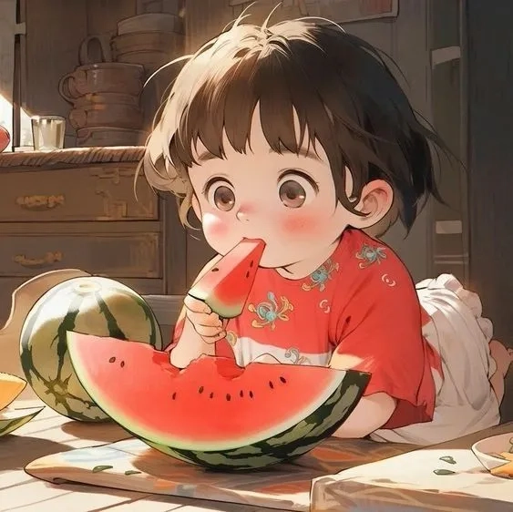 Hình nền cute dưa hấu mang lại cảm giác tươi mới cho màn hình