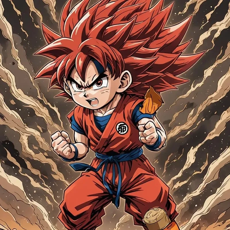 Hình nền Songoku 4K cho điện thoại tạo cảm giác mạnh mẽ và sinh động